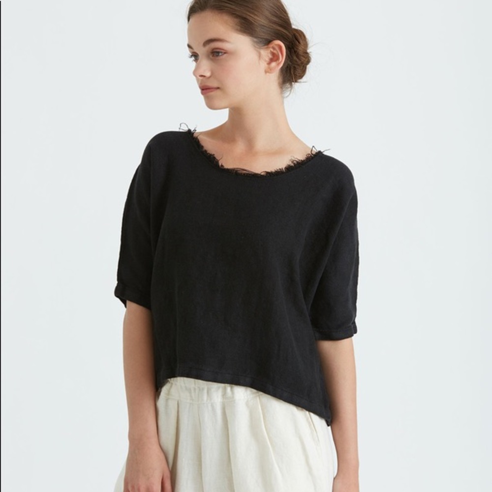Black Crane | Dolman Top
